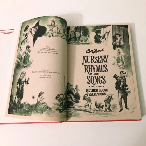 Vintage 1974 Best Loved  Nursery Rhymes and Songs Parents Magazine Hardback - Picture 11 of 16